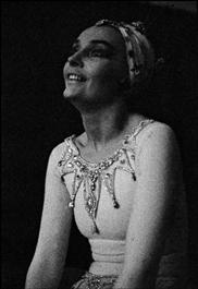 ITALY. Florence. 1966. French dancer and comedian Ludmila TCHERINA.